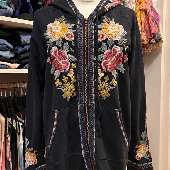 Johnny Was Tops - Johnny Was Cherelle Zip Up Hoodie